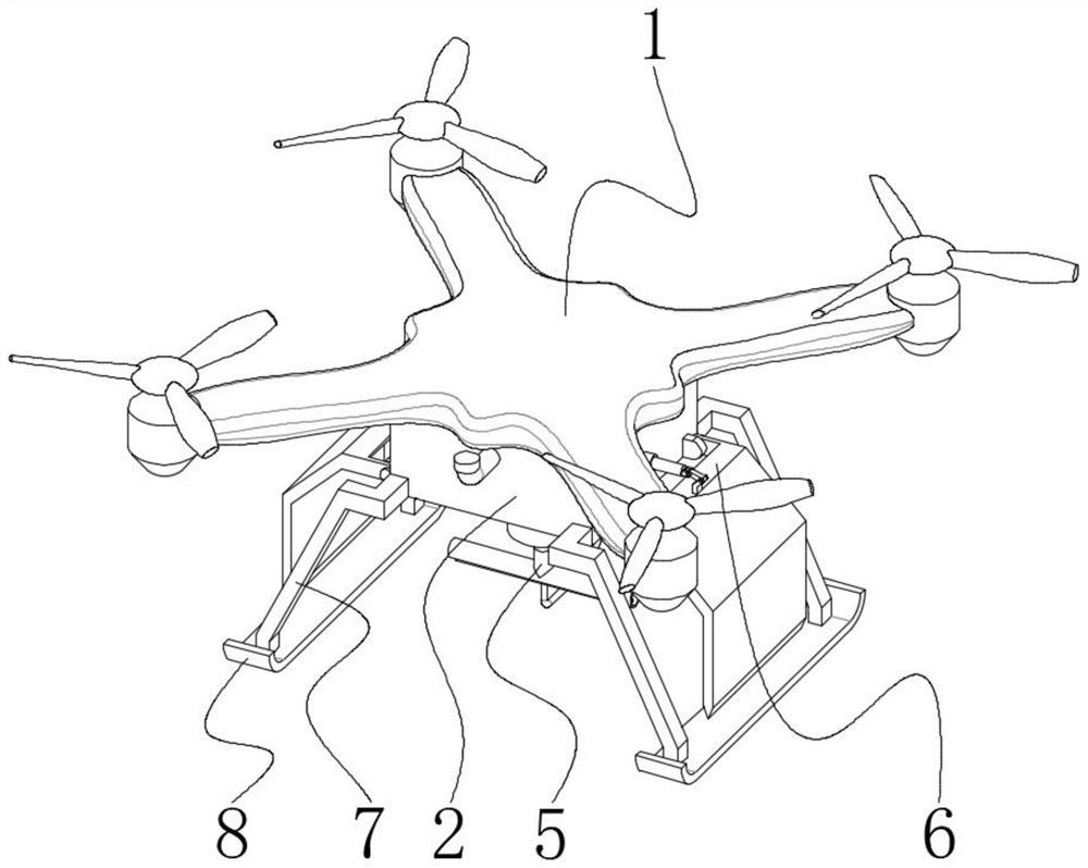 Crop pesticide spraying and fertilizing unmanned aerial vehicle based on internet agriculture