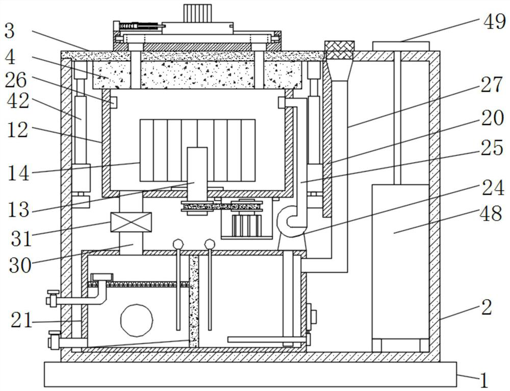 Automatic cover opening and closing type liquid multifunctional cleaning machine