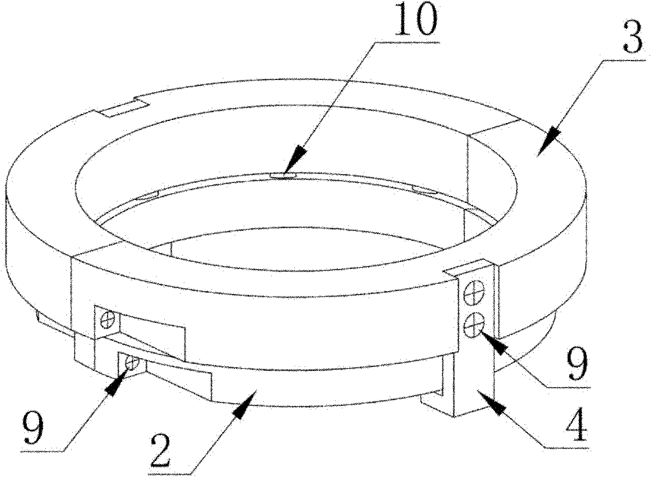 Underwater stand pipe vortex induced vibration inhibiter adopting rotatable cowling