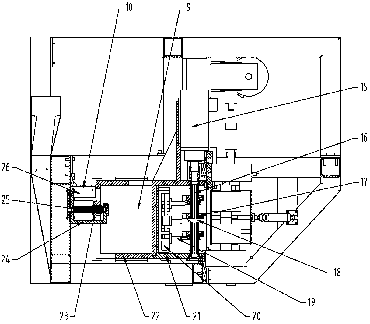 Full-automatic antique wood floor making machine