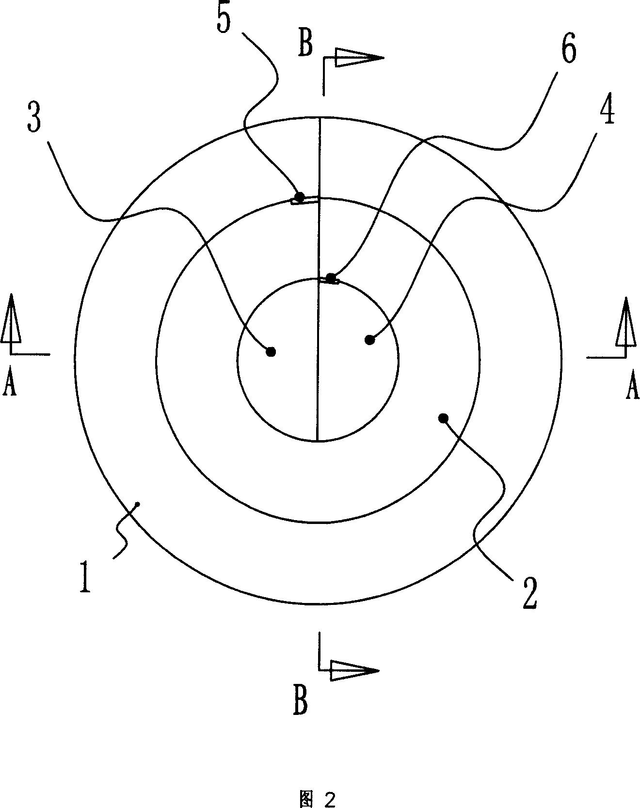 Domestic sewage resource treatment process and device with zero discharge of biological sludge