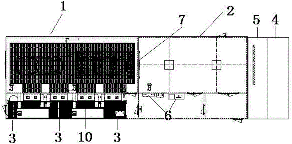 VOC finished vehicle environment sampling cabin and testing method thereof