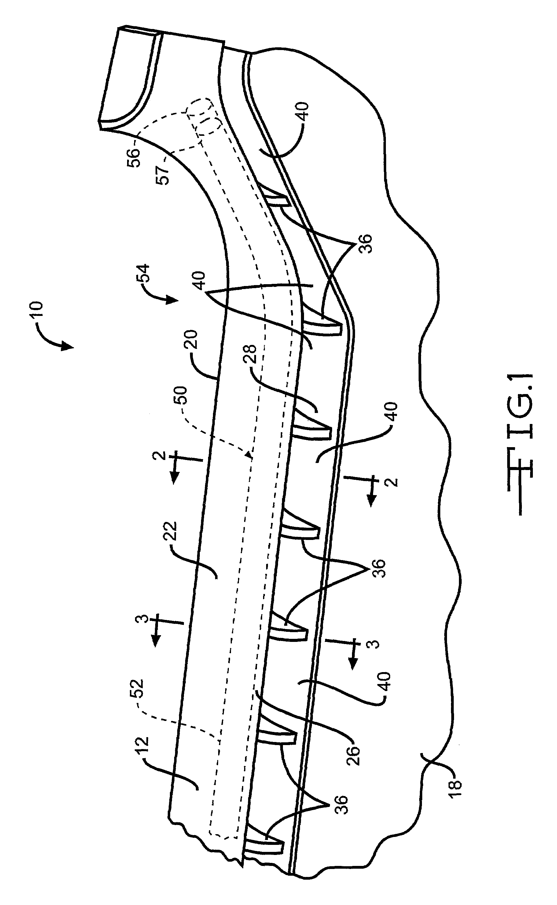 Trim component with mounted light source for indirectly lighting the interior of a vehicle