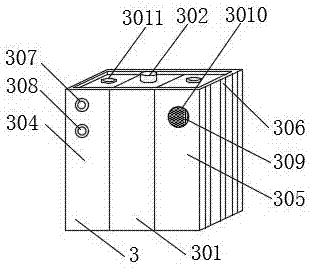 Lithium ion battery pack structure