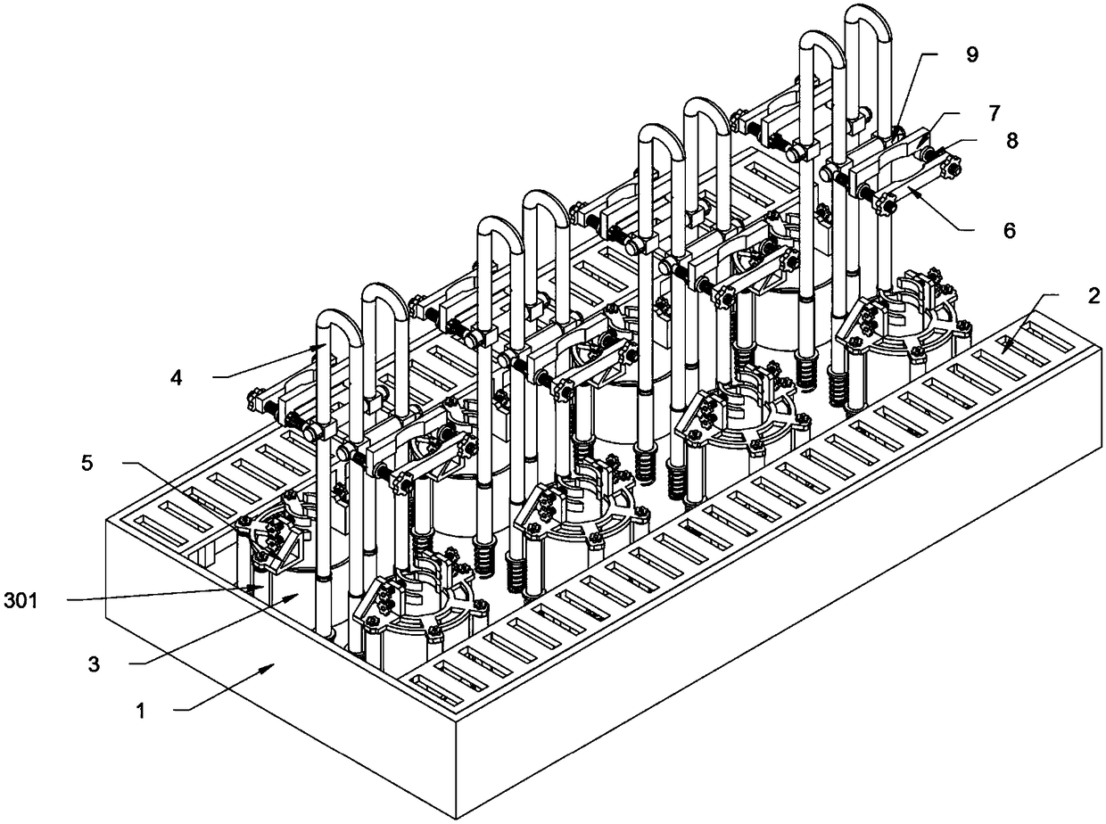 Cut tree transplanting transport protection device for municipal landscaping