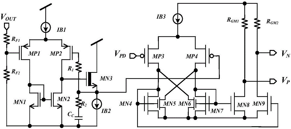 An adaptive voltage regulation circuit