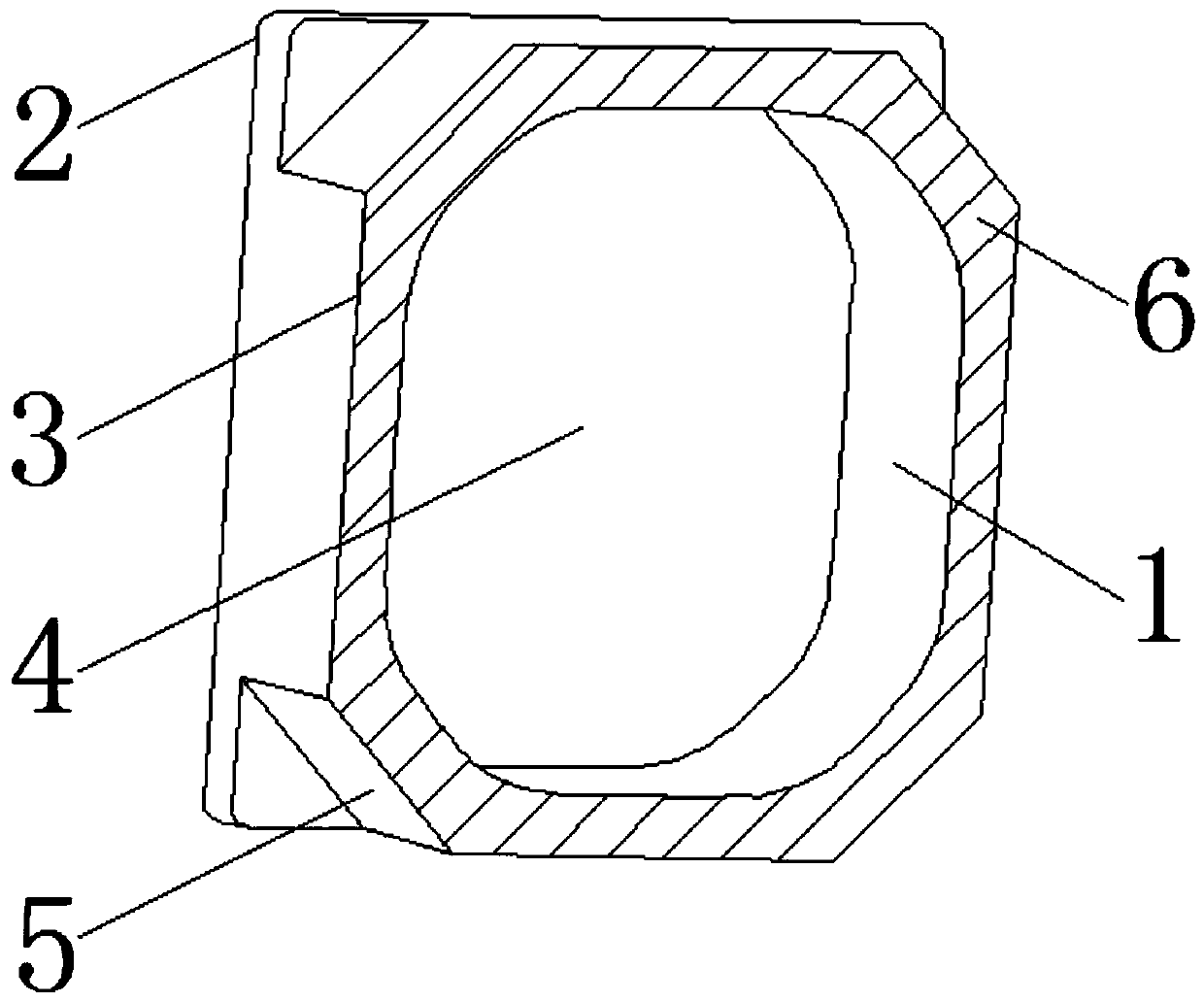 High-light-transmittance protection device for camera production and application thereof