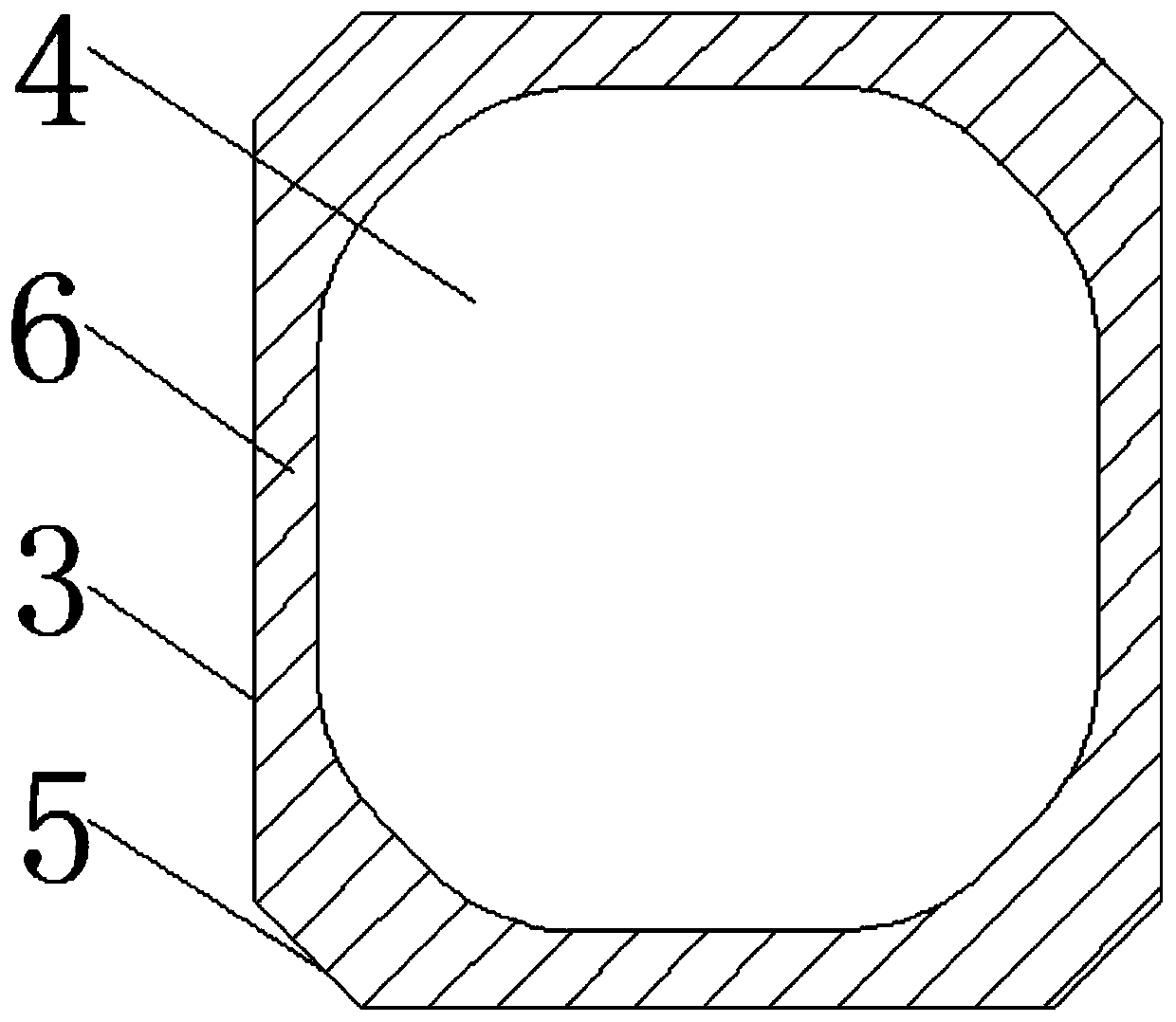 High-light-transmittance protection device for camera production and application thereof