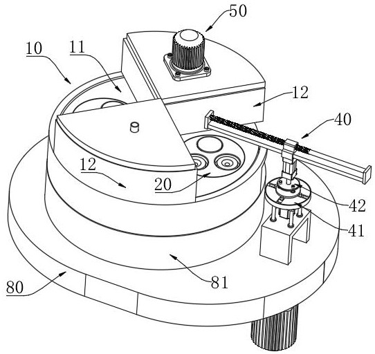 Device for polishing back face of semiconductor wafer