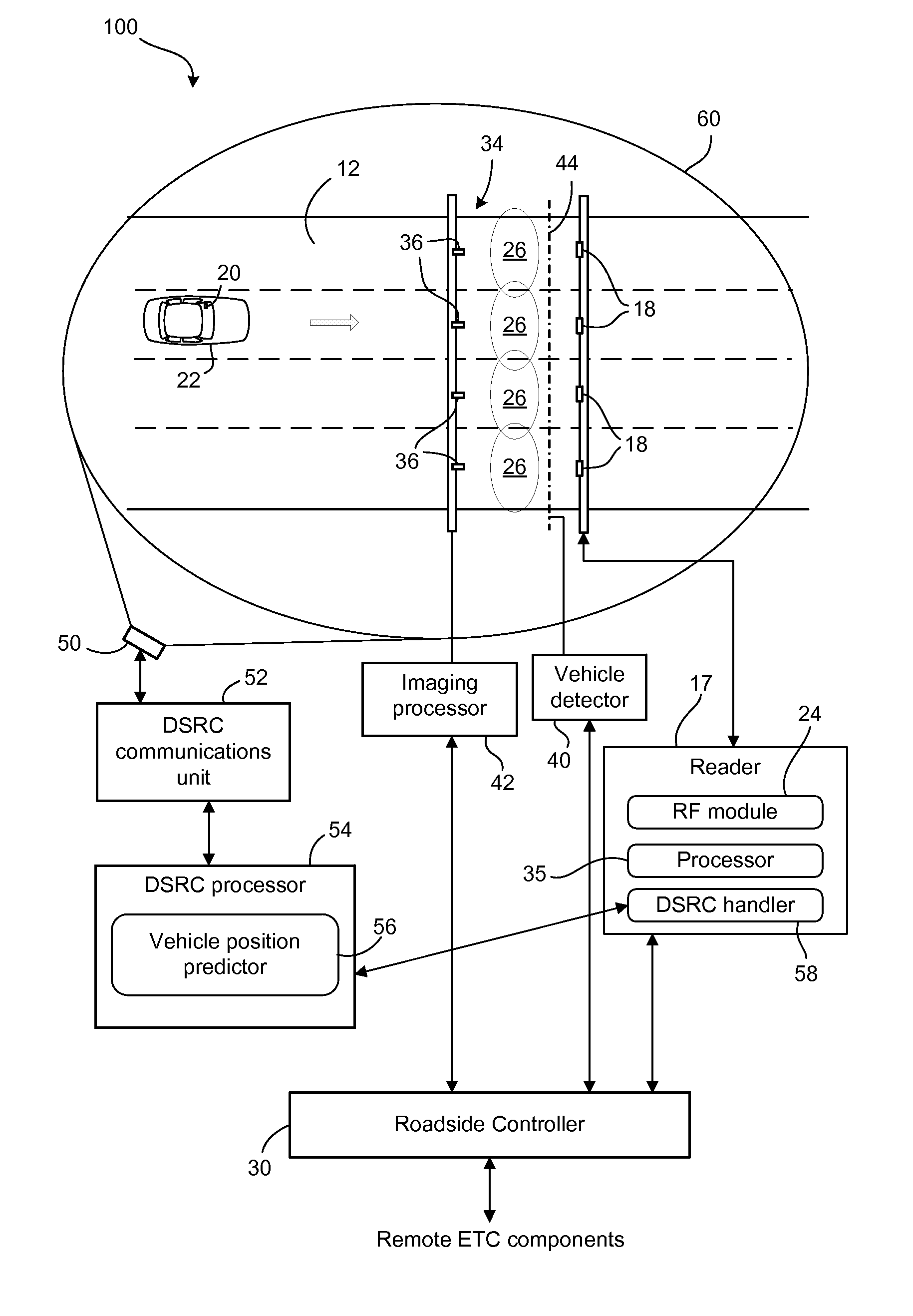 Real-time vehicle position determination using communications with variable latency