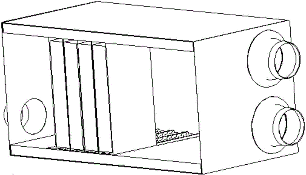 Filter element replacing device and method and fresh air fan