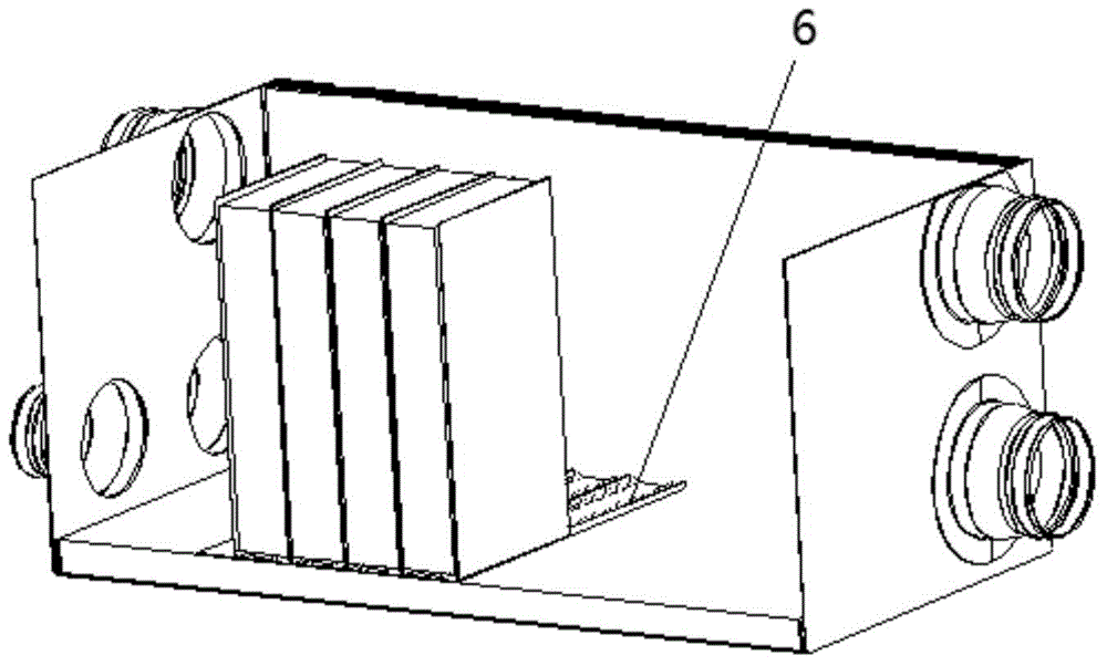 Filter element replacing device and method and fresh air fan