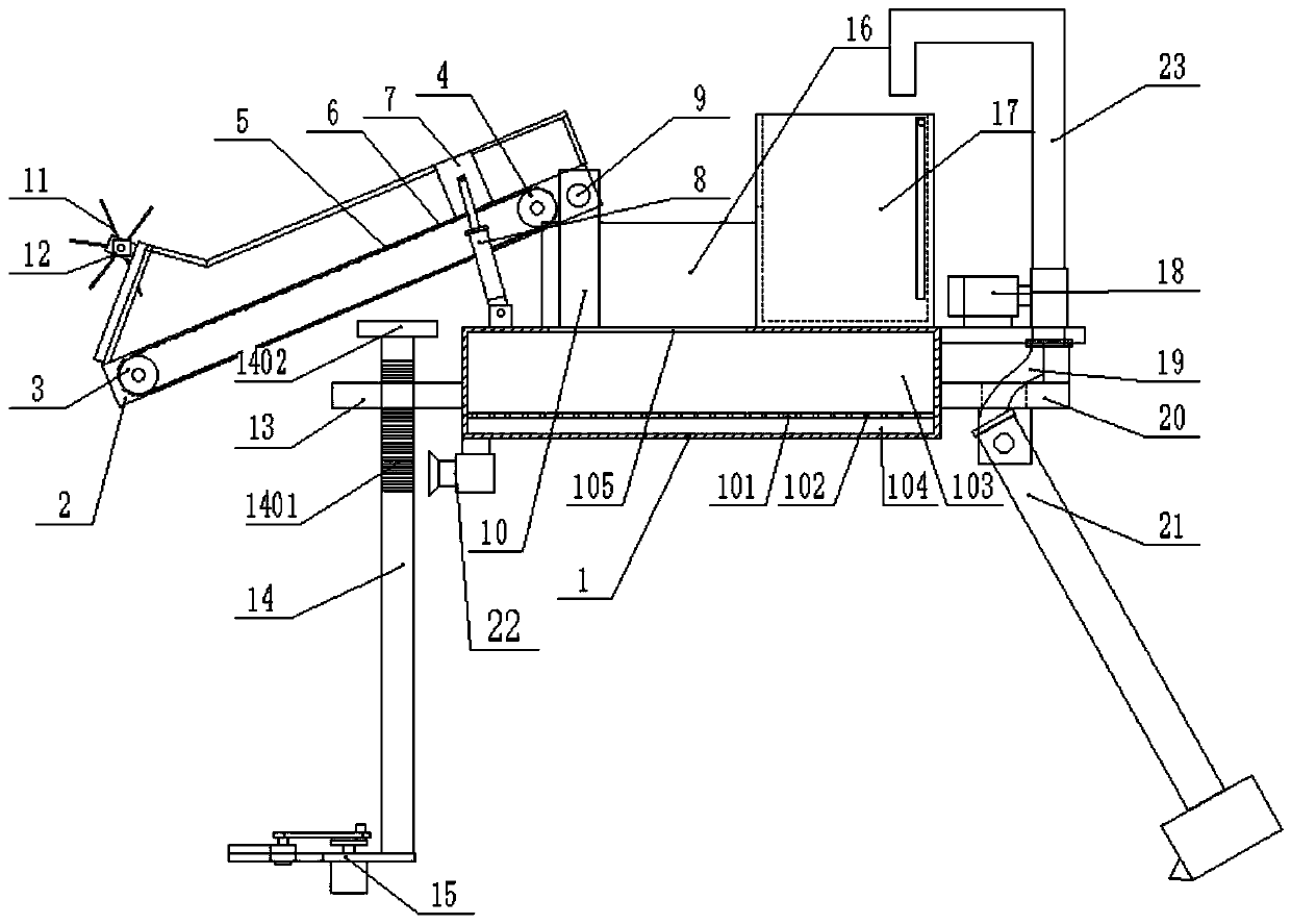 A robot for cleaning river sediment