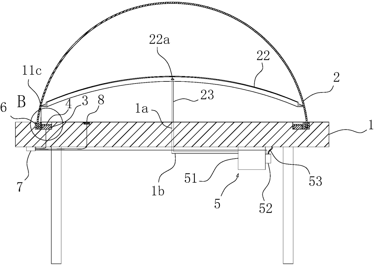 Improved heat insulation dining table