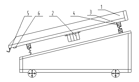 Vibration pump type vibration screening mechanism of vibration pump type peanut cleaner