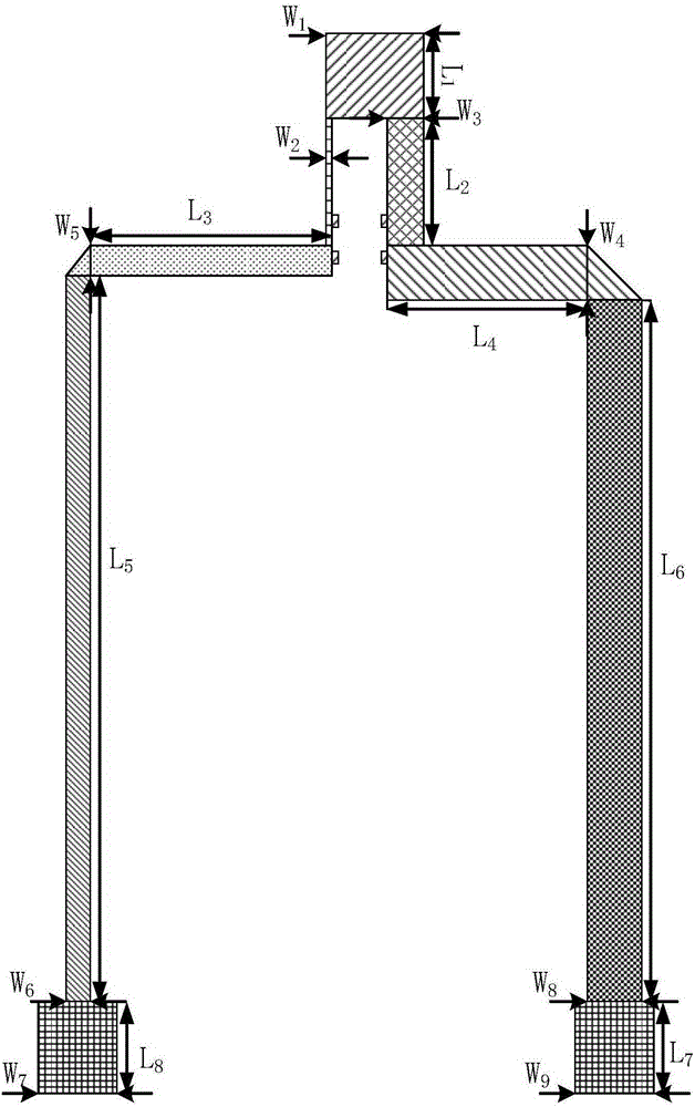 Small unequal Wilkinson power divider