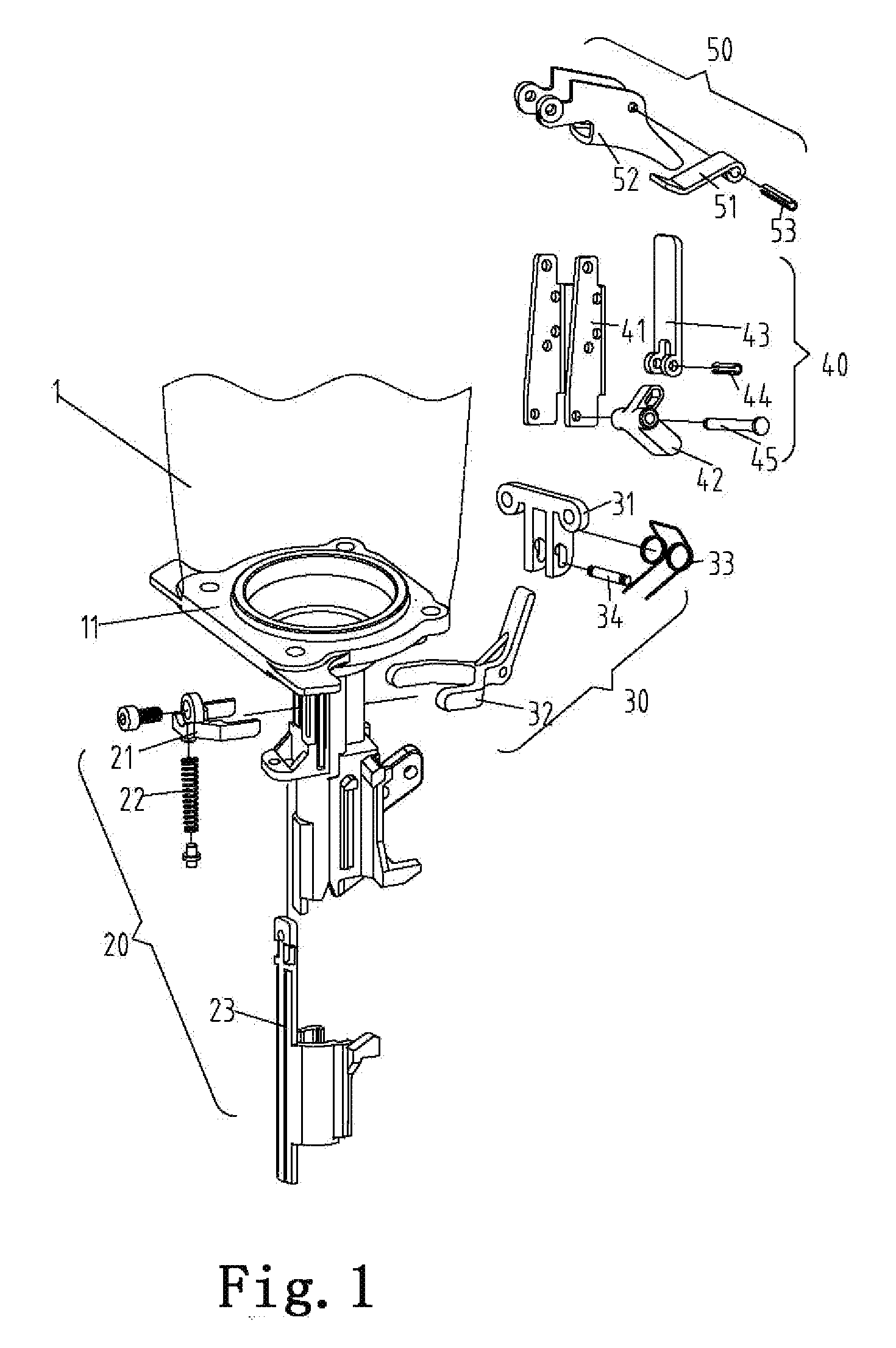 Nailing Gun Trigger Safety Device and Nailing Gun Provided with the Same