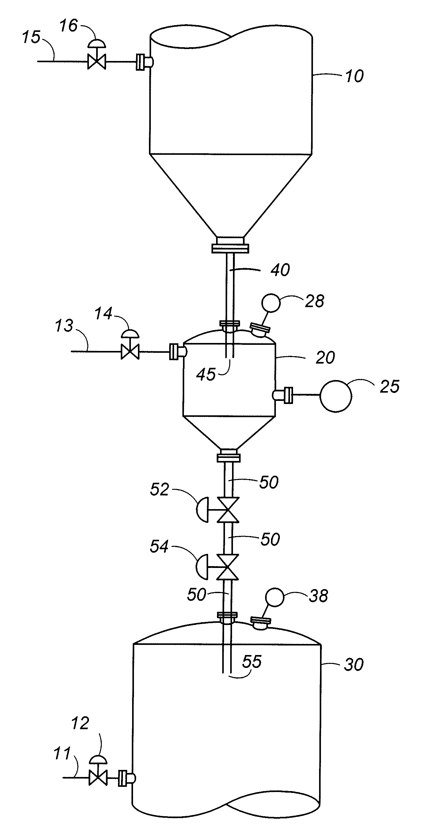 Apparatus for transferring particles