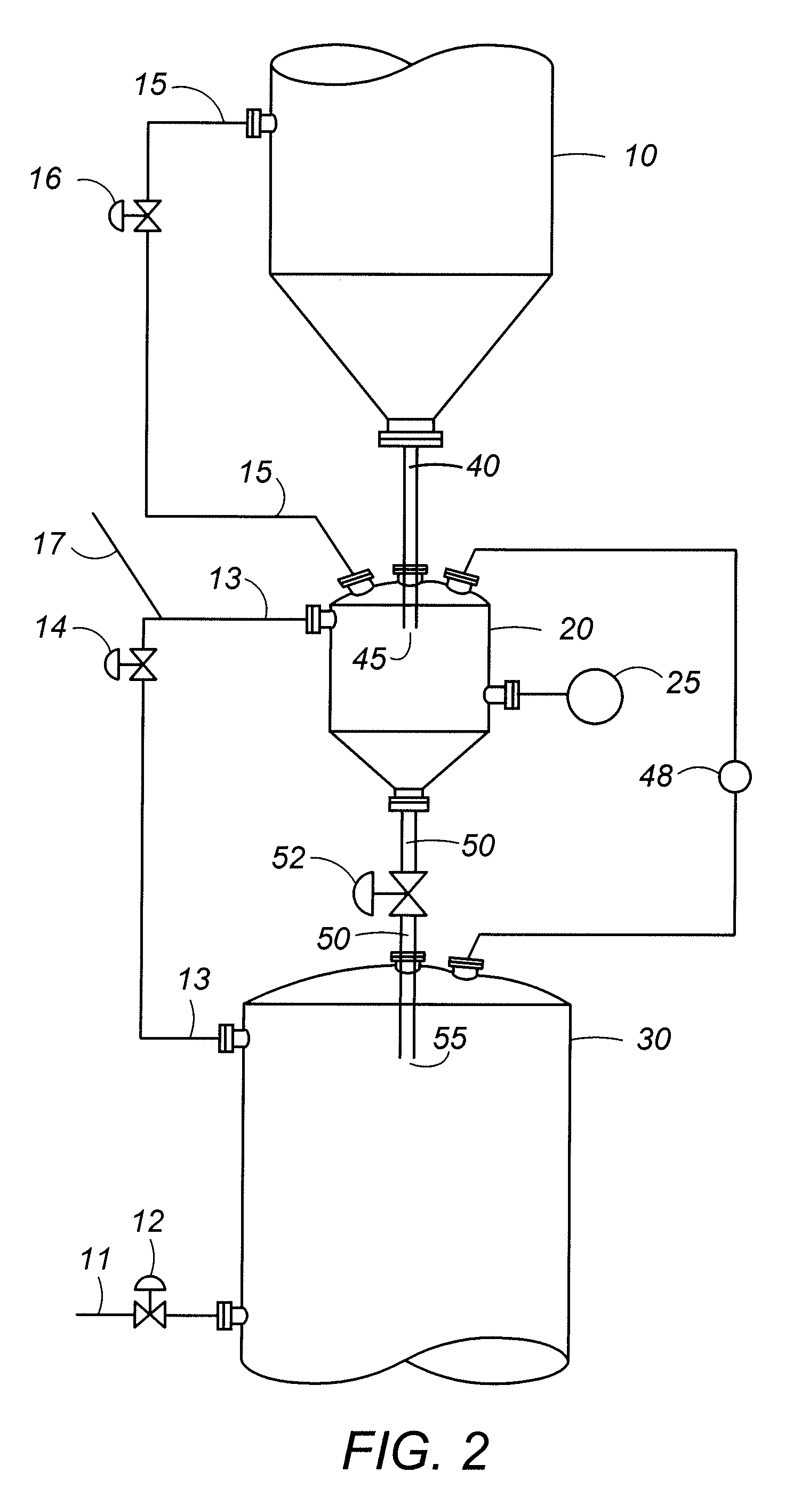 Apparatus for transferring particles