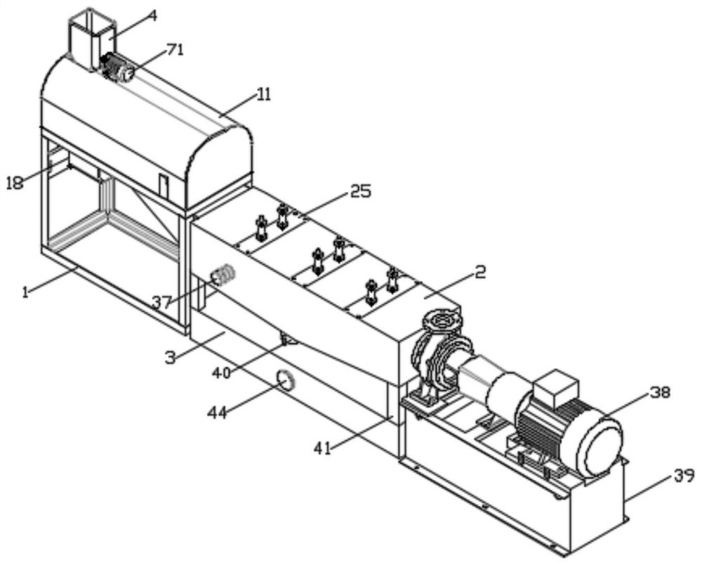 A sludge cleaning device and cleaning method based on river ecosystem