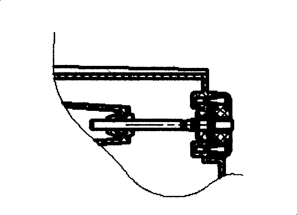 Bearing light-modulation arrangement for automobile lamp