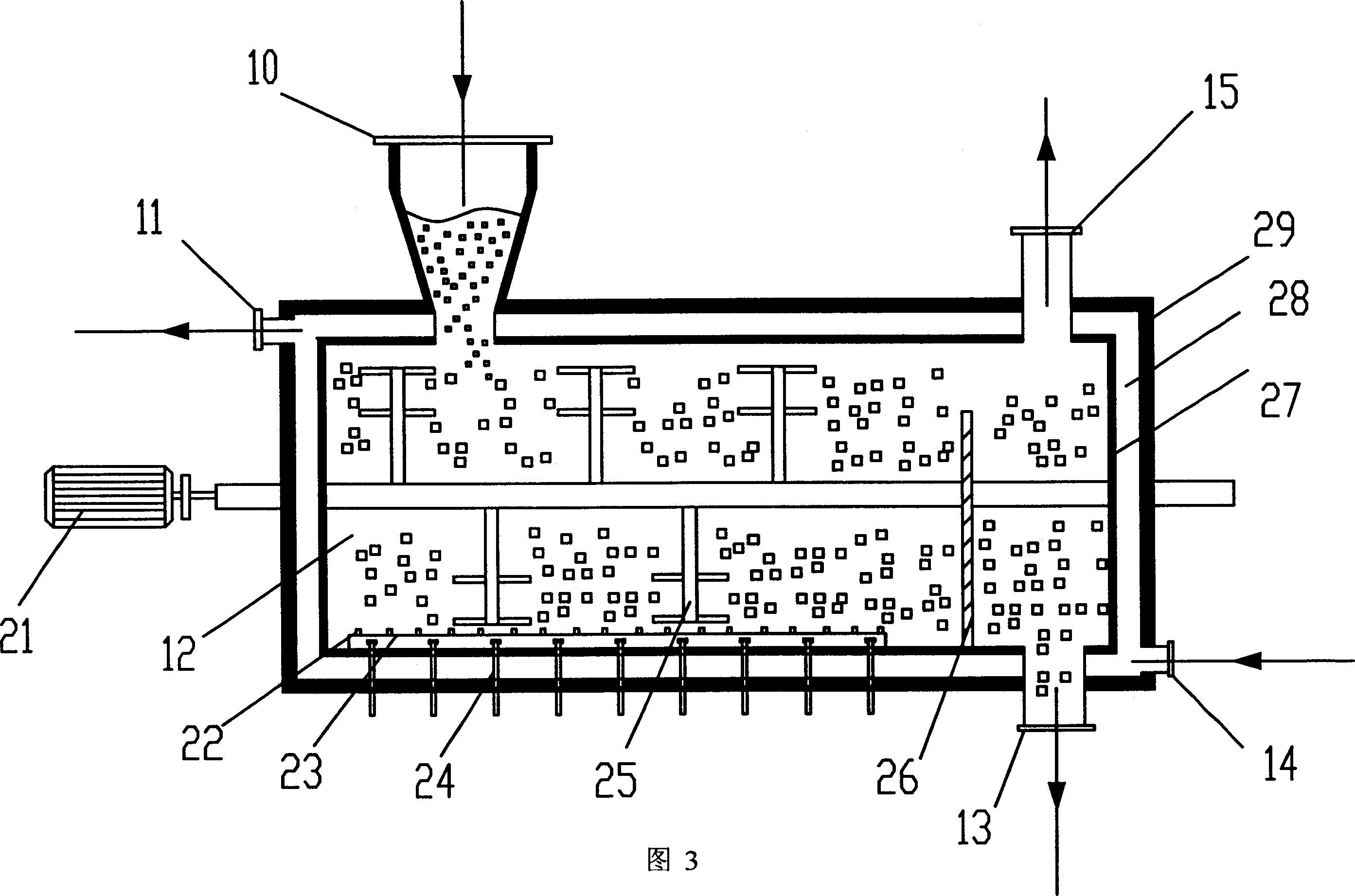 Biomass deep dehydration carbonization continuous processing technology and device thereof