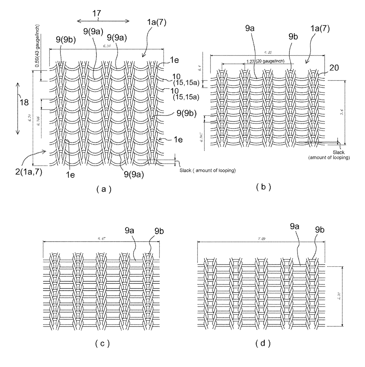 Conveyor belt and drive belt comprising knitted belt, and conveyor device using conveyor belt