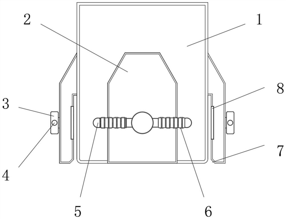 Material suction channel of split type vacuum material suction machine