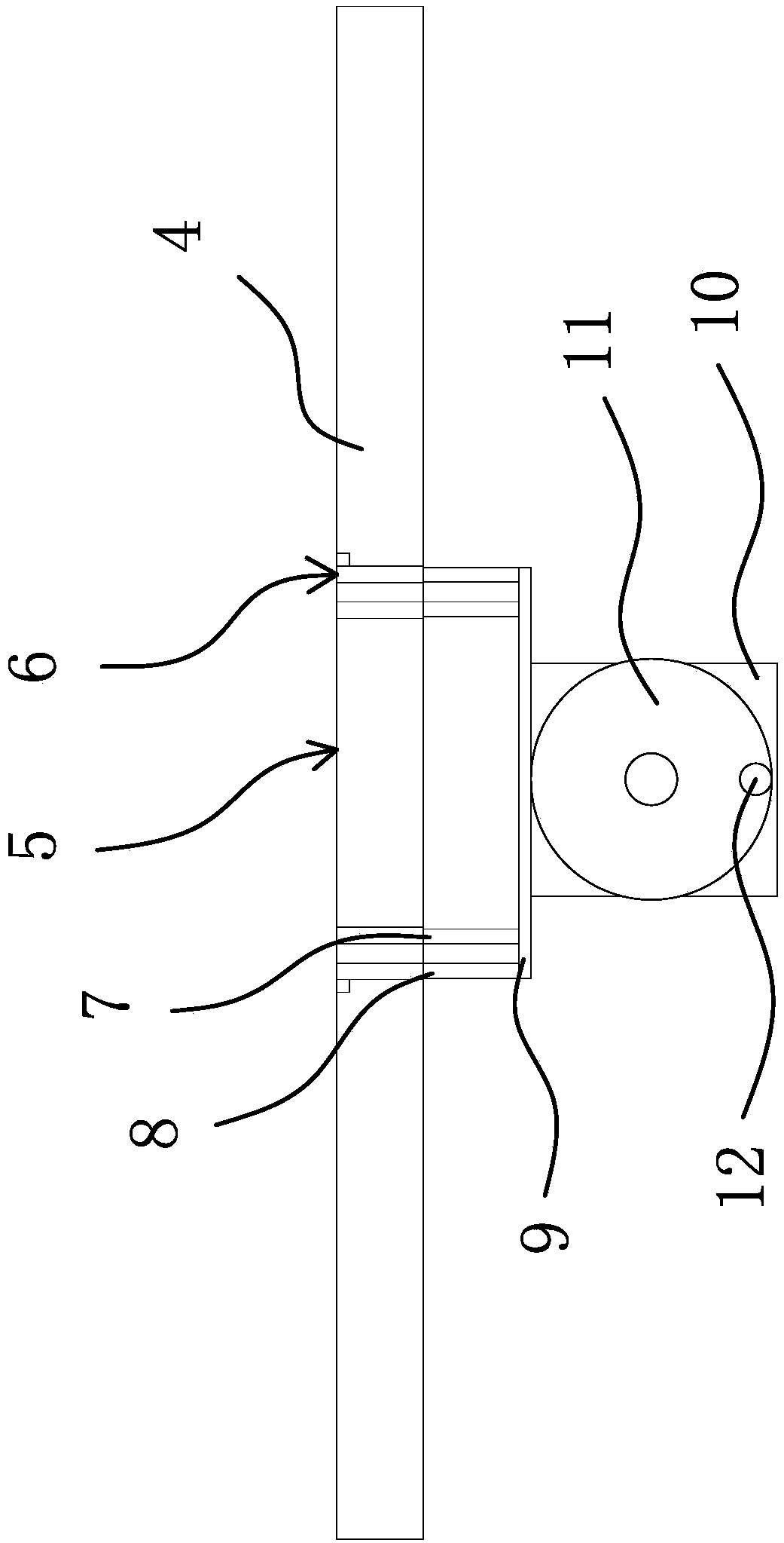 Full-automatic assembly device for luggage connecting piece