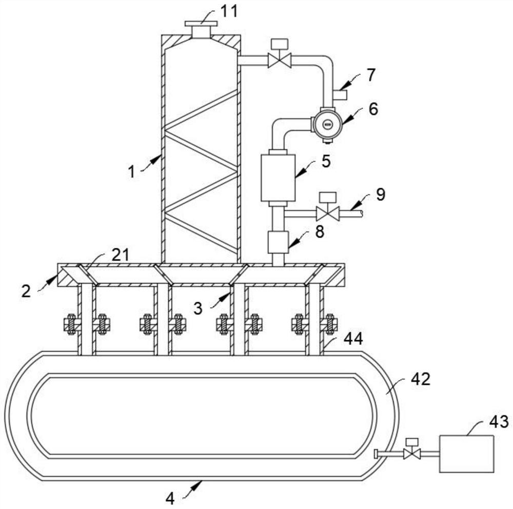 Pearlite drying and filling system