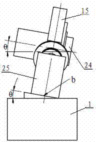 Displacement analog loading device of form grinding wheel gear grinding machine and method for detecting rigidity distribution