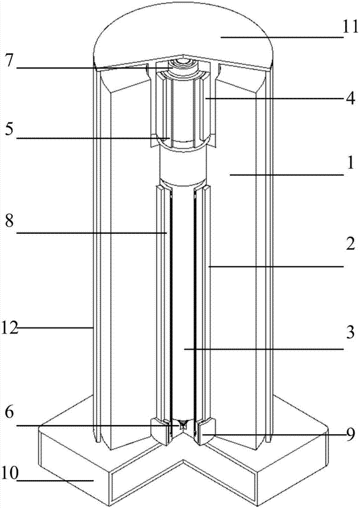 Low-loss and high-speed integrated flywheel energy storage motor