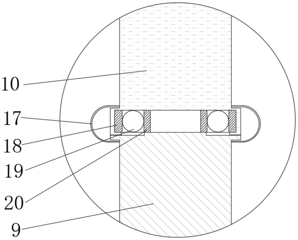 Efficient buffer logistics box for protecting goods in freight logistics