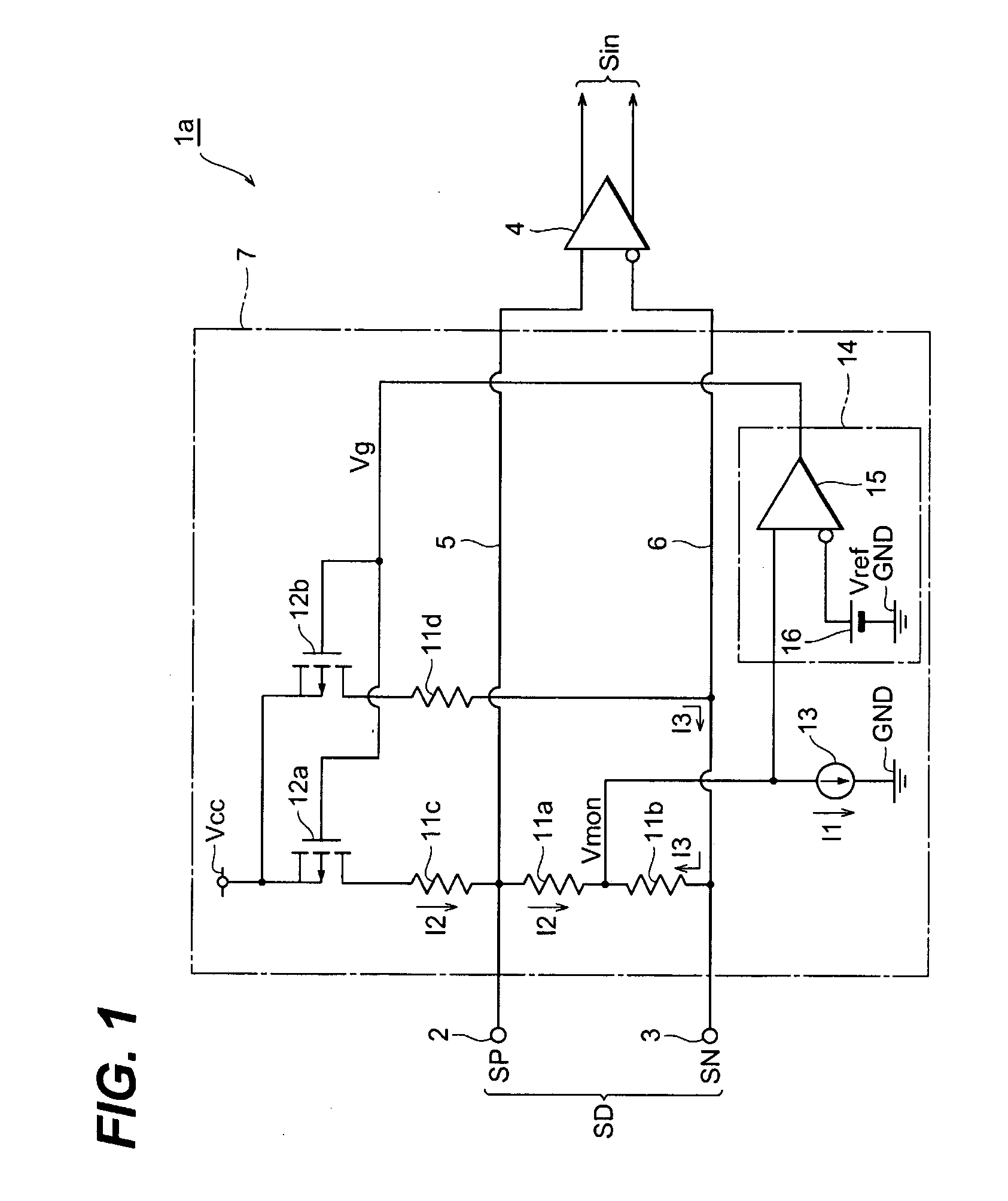 Differential circuit with precisely controlled terminator circuit