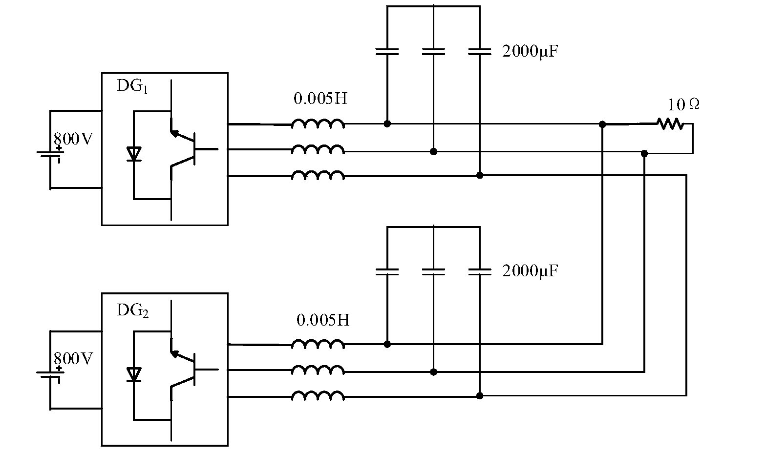 Micro electrical network common bus voltage imbalance inhibition method