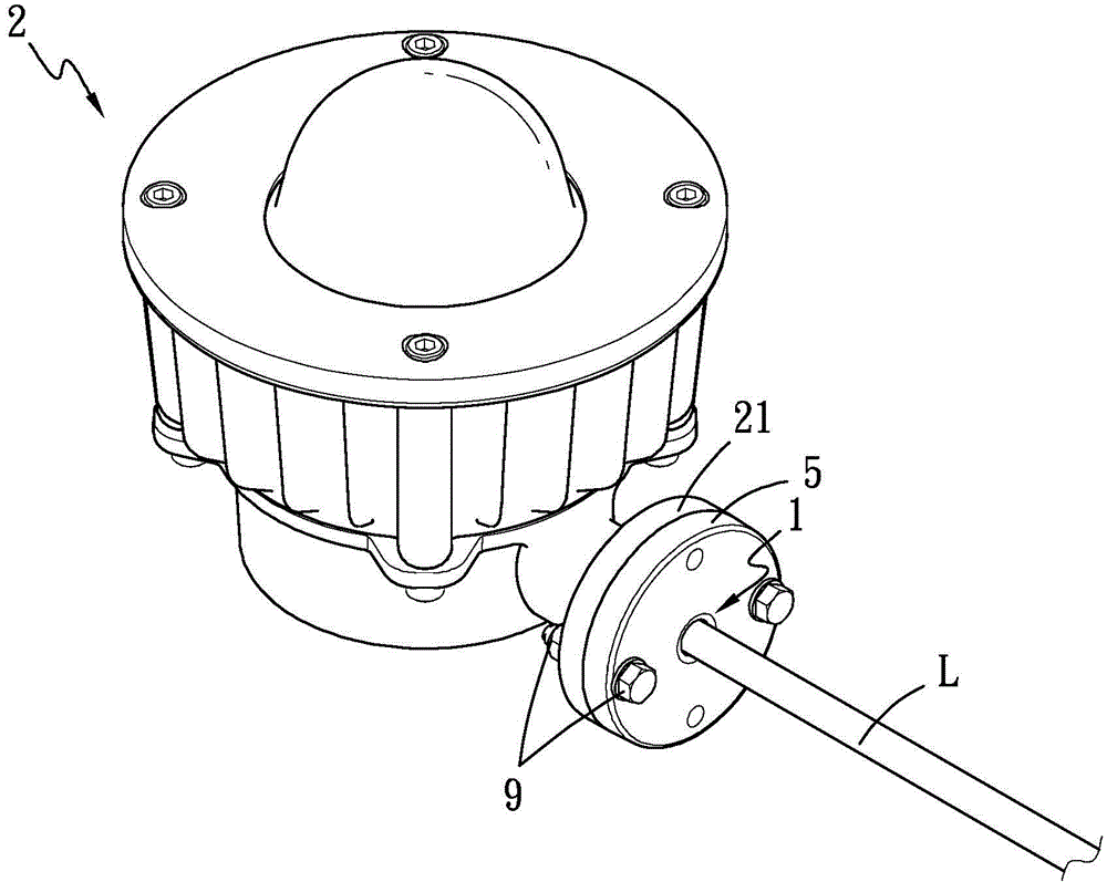 Explosion-proof lamp connector