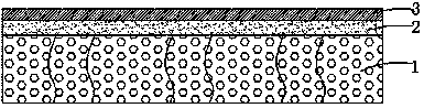 Mixed coating lithium battery diaphragm and preparation method thereof