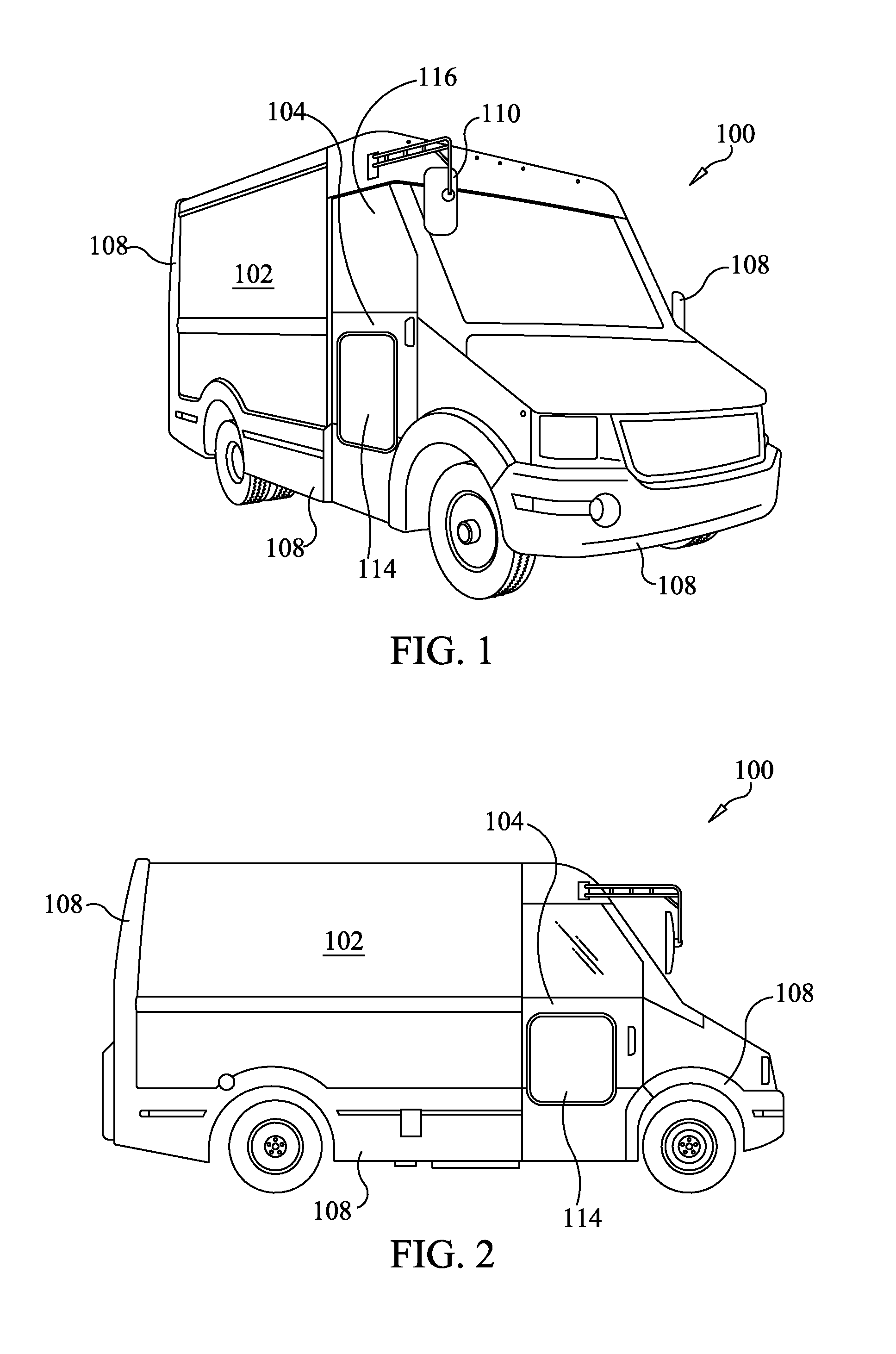 Composite Commercial Walk-In Van Body