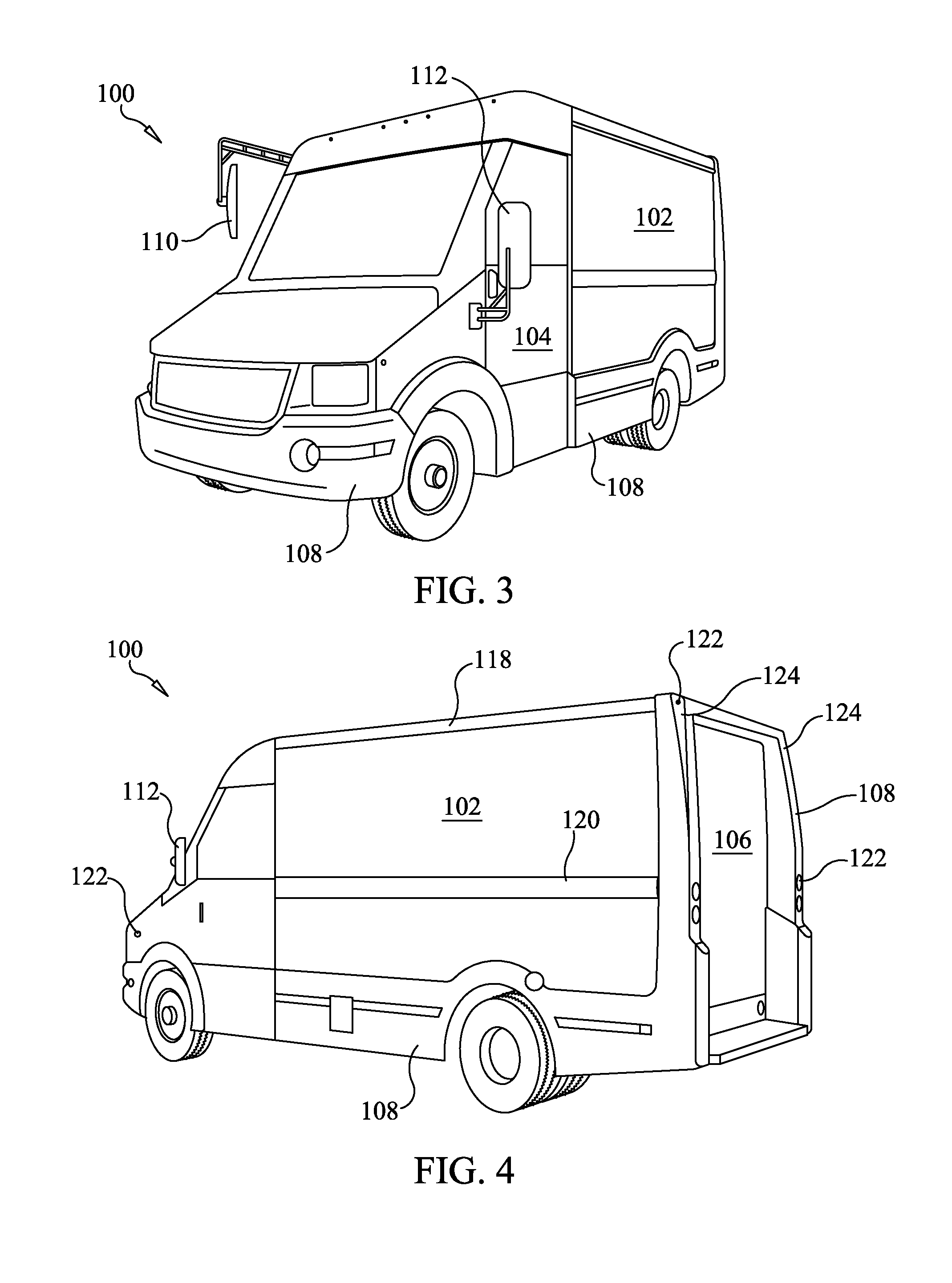 Composite Commercial Walk-In Van Body