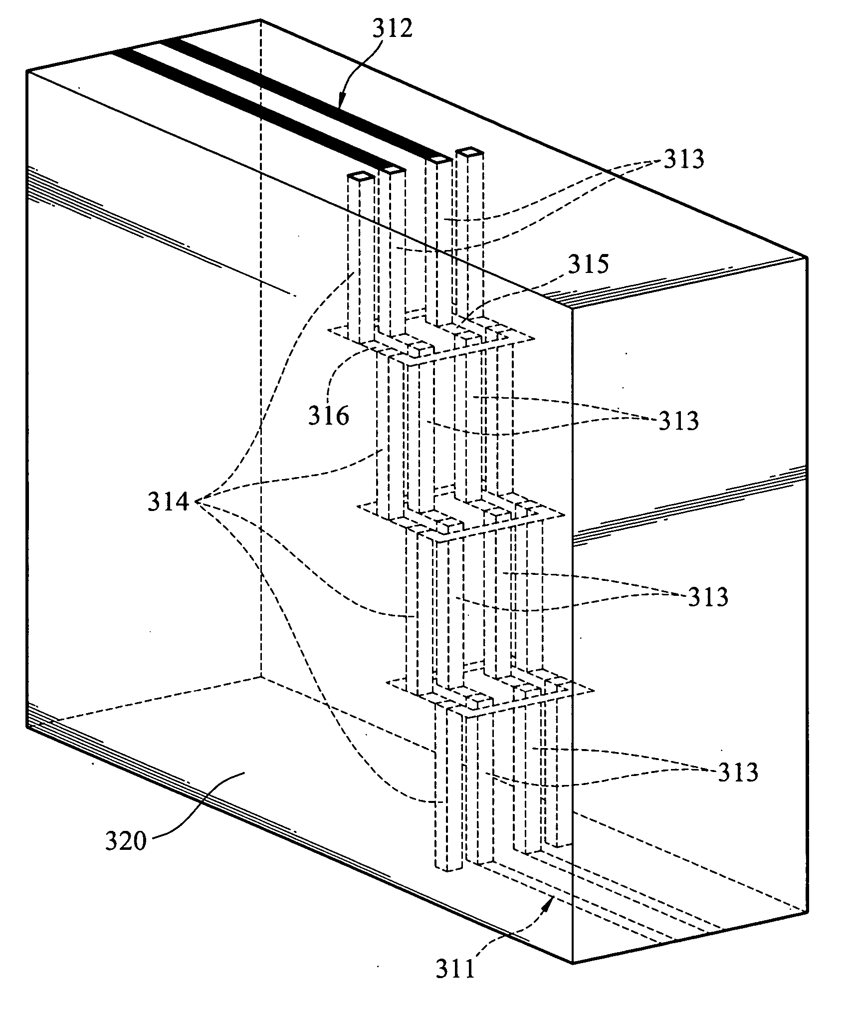 High frequency and wide band impedance matching via