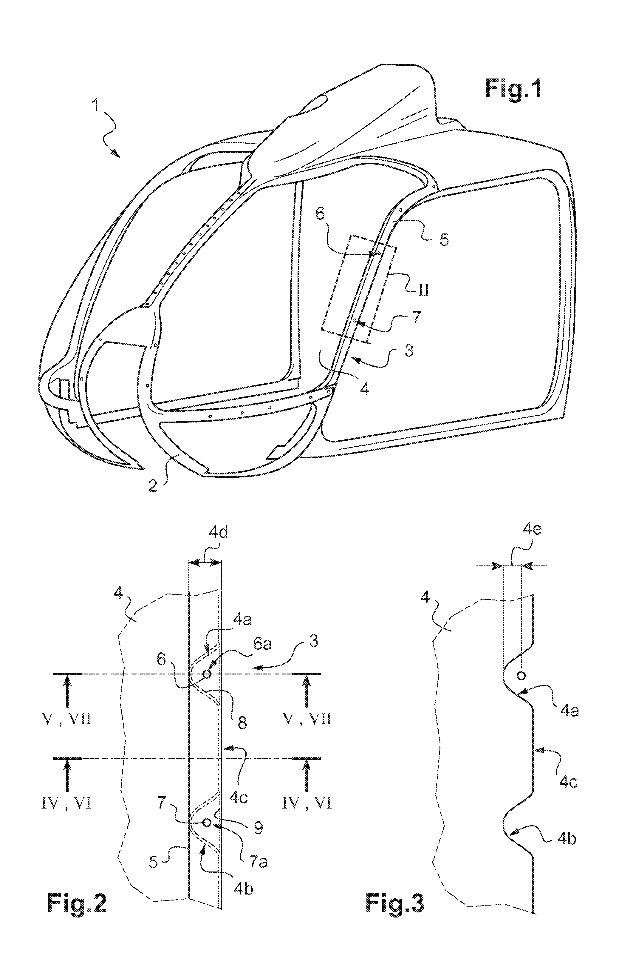 Windshield mounting assembly