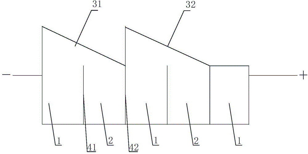 Solar energy and osmotic energy reverse electro dialysis method combined power generation device