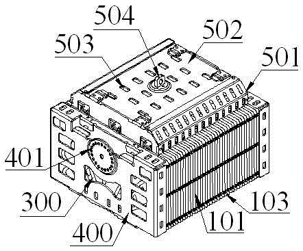 Cooling suite of LED project lamp