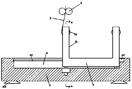 Medical bandage device convenient to replace