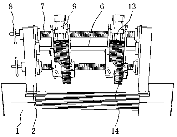 Triangle rubber strip double-acting pressure exhausting line device for all-steel truck radical tire