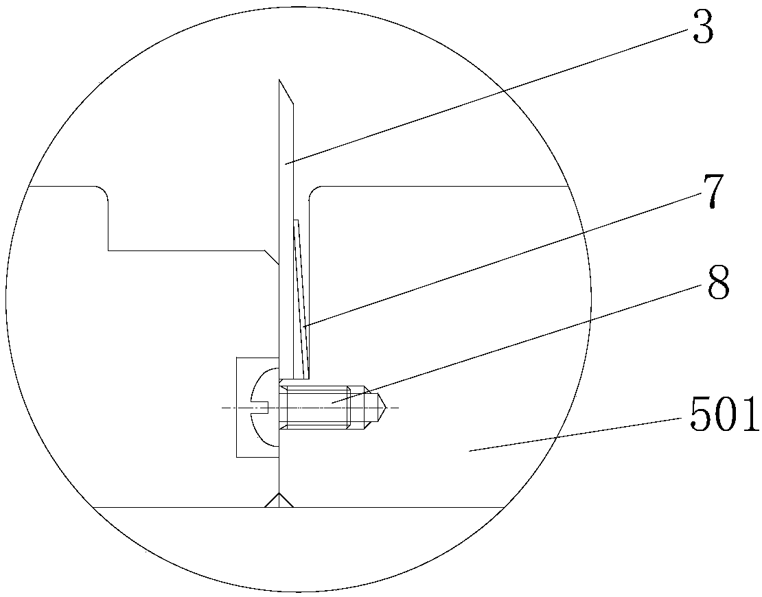 Electrode slice slitting device