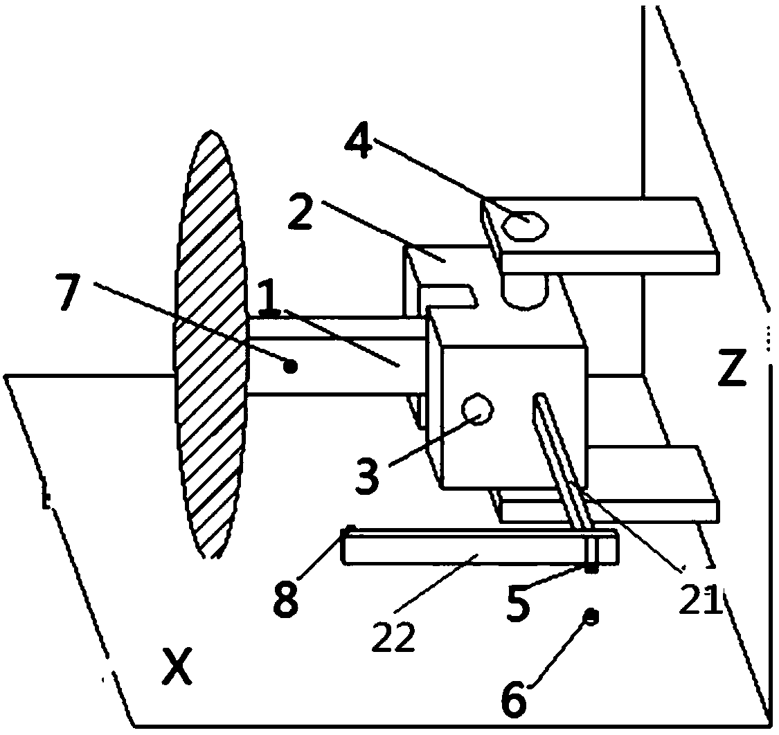 Two-degree-of-freedom motion attitude measurement method based on visual recognition for airborne radar antenna