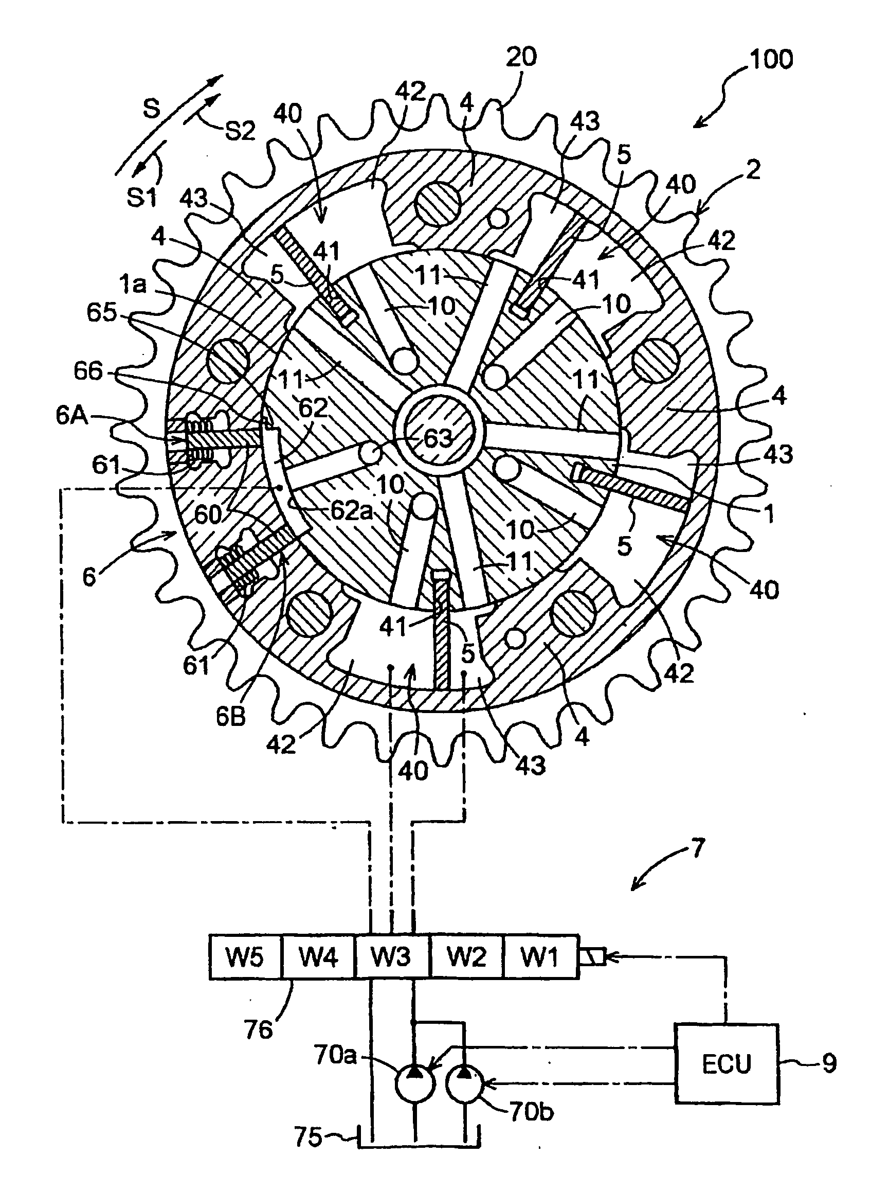 Variable valve timing control apparatus with supplementary oil pump