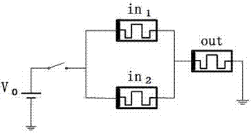 Memristor-based XOR gate circuit and designing and manufacturing method thereof