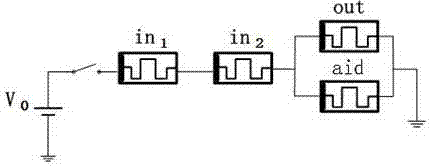 Memristor-based XOR gate circuit and designing and manufacturing method thereof